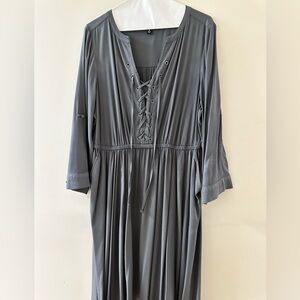 Torrid Gray Midi Dress